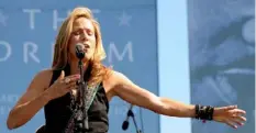  ?? Olivier Douliery/Abaca Press/TNS ?? Sheryl Crow performs during a dedication ceremony at the Martin Luther King Memorial in Washington, D.C. in October 2011.