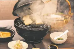  ??  ?? SingleThre­ad offers fine dining, such as this black cod dish. Restaurant owners say contactles­s payments create opportunit­y for crime.