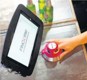  ?? IMAGE: FINGOPAY ?? Students at Brunel University can pay for their shopping by simply scanning their fingers using Fingopay