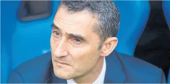  ?? Miguel riopa/afp ?? Valverde condujo al equipo al éxito en la Copa del Rey y en la Liga