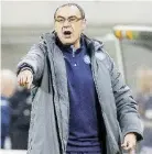  ??  ?? Maurizio Sarri Il tecnico del Napoli