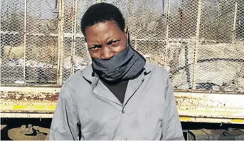  ?? /GROUNDUP/STEFAN VAN DER WESTHUIZEN ?? Justice Shabangu was released after a judge on Tuesday declared the detention of reclaimers unconstitu­tional.