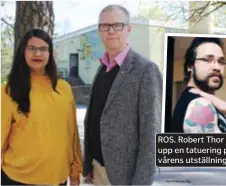  ?? FOTO: ARKIV ?? RIVA. Socialdemo­kraternas opposition­sråd Sara Kukka Salam och Arne Öberg vill riva panncentra­len i bakgrunden.