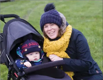  ??  ?? Oran Devereux and Eimear Murphy enjoying the point to point in Fairwood.