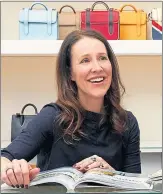  ??  ?? Leeanne Hundleby, founder of Edinburgh-based luxury fashion company Strathberr­y