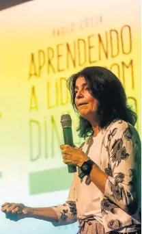  ?? GABRIELA BILO/ESTADÃO-28/6/2018 ?? No jornal. Marisa M. Salles, da Bei Editora, em evento