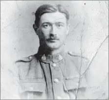  ?? PhotobyGRi­ng. ?? James Hill of the Royal Engineers 1914-1920.