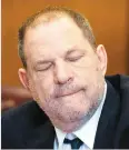  ?? PHOTO AFP ?? Harvey Weinstein