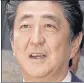  ?? BLOOMBERG ?? ■ Shinzo Abe