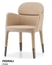  ??  ?? PEDRALI
Ester Having a Good Design Awardee in your very own dining room is like displaying a most coveted trophy. Aside from this distinctio­n, the
chair is a prized possession in itself, being a product of elegance, ergonomics, and...