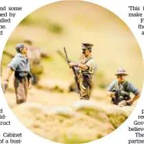  ?? Photo / Mark Tantrum ?? Figurines included in the Great War Exhibition.