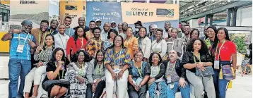  ?? ?? Buyers from African countries at Africa’s Travel Indaba 2022.*