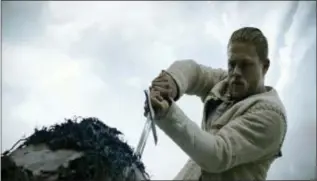  ?? WARNER BROS. PICTURES VIA AP ?? Charlie Hunnam in a scene from, “King Arthur: Legend of the Sword.”