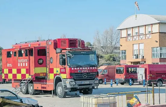  ?? a
 

a ?? Vehicles dels Bombers de la Generalita­t al febrer al parc de Bellaterra