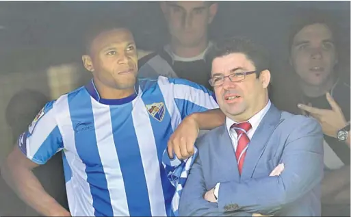  ?? MÁLAGA HOY ?? Julio Baptista y Antonio Fernández.