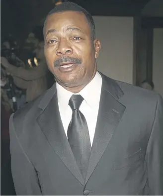  ?? ?? Sylvester Stallone was a virtual unknown when Carl Weathers auditioned for him