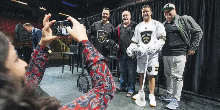  ?? JASON PAYNE/ PNG FILES ?? Vancouver’s newest profession­al sports team, the Vancouver Warriors of the National Lacrosse League, was announced at Rogers Arena in September.