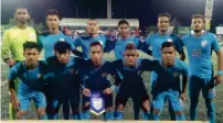  ?? Picture courtesy AIFF Twitter handle ?? Members of the Indian Under 20 team that beat Argentina Under 20 team. —