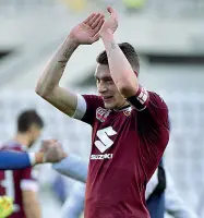  ??  ?? Mister 100 milioni Andrea «Gallo» Belotti, attaccante del Torino e attuale capocannon­iere della serie A. Per lui una clausola di rescission­e da top player