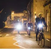  ??  ?? Night riders: make sure your lights are fully charged before you take on the Exmouth Exodus