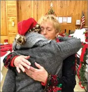  ?? Photo submitted ?? Karen Lundin had a kind and caring heart for anyone that attended or was involved in the Christmas Day Happening for 40 years.