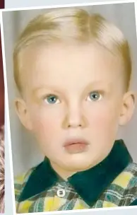  ??  ?? Angelic looks: But young Donald was a difficult child in his early years at school
