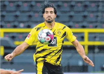  ?? FOTO: UWE KRAFT/IMAGO IMAGES ?? Dortmunds Emre Can wurde positiv auf das Coronaviru­s getestet, das Revierderb­y ist nicht gefährdet.