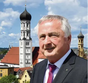  ?? Foto: Ulrich Wagner ?? 15 Jahre lang hatte Bezirkstag­spräsident Jürgen Reichert Schwaben im Blick. Nächstes Jahr hört er auf.