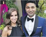  ??  ?? The Parmar Group’s Justus Parmar escorted his girlfriend Elisa Friedman to the Face the World party.