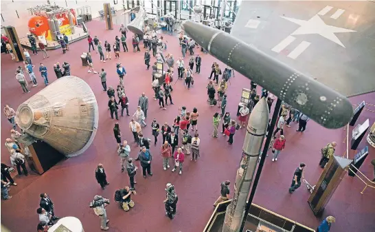  ?? Photo: REUTERS ?? Popular attraction: The entrance to the Smithsonia­n National Air and Space Museum, part of the largest museum complex in the world.