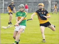  ??  ?? James Kearney, Castlelyon­s in action at midfield in last week’s county league game v Fermoy.