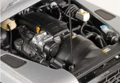  ??  ?? The little 2.2L Ford turbodiese­l is loaded with torque—and detail! Accuracy on the plumbing and peripheral­s is outstandin­g.