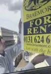  ?? ?? ↑ Private sector rent has risen in most of Scotland