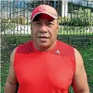  ??  ?? Fitness trainer Willie Haumono.