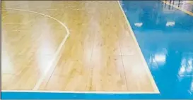  ?? FOTO: ACB PHOTO ?? Así lucía ayer el margen lateral de pista ampliado en la cancha de Guadalajar­a