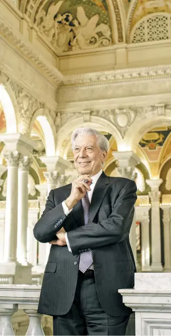  ?? THE NEW YORK TIMES ?? Global. Vargas Llosa es uno de los invitados estelares de la próxima Feria del Libro de Buenos Aires.