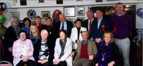  ??  ?? Attending the Dundalk Mental Health Associatio­n farewell party were front from left to right Nuala Boyle,Una Crilly, Mary Breathnach, Colm Breathnach, Delma Leahy. behind Nuala is Majella Murray. Back row, left to right, Betty McCrave, Carmel Carolan, Marie McKevitt, Mary Murray, Paddy Murphy, Vera McEneaney, Colm Murray, Sean Kierans and Packie O’Connor.