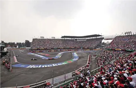  ?? / GETTY IMAGES ?? Emoción.
El Autódromo Hermanos Rodríguez vive una fiesta cada año con la Fórmula 1.