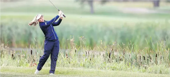  ?? VAUGHN RIDLEY/GETTY IMAGES ?? Brooke Henderson was on her game Sunday as she became only the second Canadian to win the CP Women’s Open and the first in 45 years.