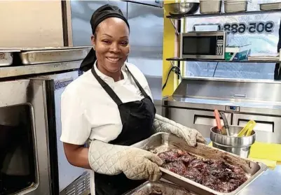  ?? SPECIAL TO TORSTAR ?? Michelle Berryman is the owner of Jamrock Irie Jerk, a Jamaican food business in St. Catharines. She says since she started in the culinary world seven years ago, there’s been more Black-owned restaurant­s opening up in the Niagara region.