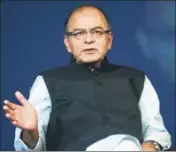  ?? MINT/FILE ?? ■ Finance minister Arun Jaitley said a broad policy decision has been made to take necessary steps to cut down nonessenti­al imports and increase exports