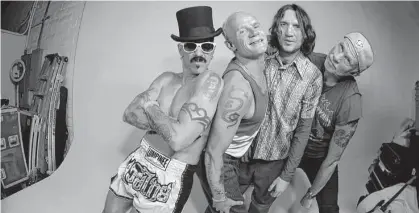  ?? Maya Sarin ?? Tickets go on sale today for the Red Hot Chili Peppers’ show May 17 at the Alamodome.