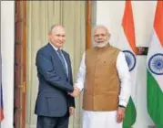  ?? HT ARCHIVES ?? India has struck a deal to purchase five units of Russian S400 missile system worth $5.4 billion.