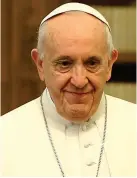  ??  ?? Criticised: Pope Francis