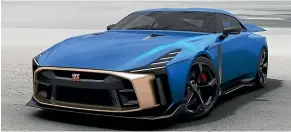  ??  ?? The GT-R50’s aggressive concept car looks have made it into production, albeit very limited production.