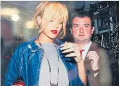  ??  ?? COOKING UP A STORM: At Signor Sassi, above; singer Rihanna leaves San Carlo in 2013, left; and with footballer Cristiano Ronaldo, right