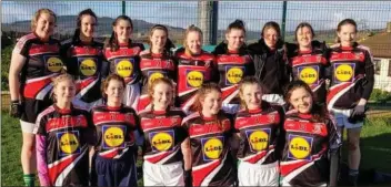  ??  ?? Loreto College Bray, who defeated Dominican College in the girls Senior B semi-final.