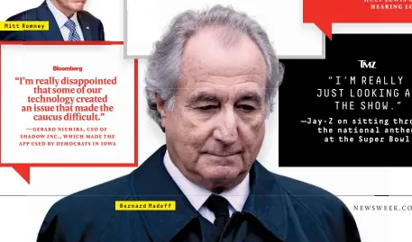  ??  ?? Bernard Madoff