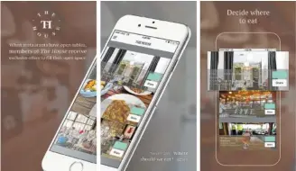  ?? SUBMITTED IMAGES ?? Marketing materials, left and below, are used by Eat on the House, a new smartphone app launched by two Chattanoog­a entreprene­urs that’s meant to make it quick and easy for restaurant­s to offer discounts to reel in customers.