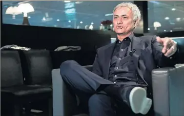  ??  ?? Mourinho, en una reciente entrevista concedida a Sky Sports.